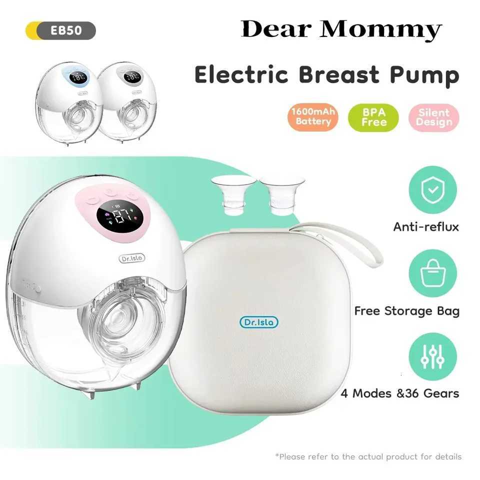 1PCS Wearable Electric Breast Pump Breast Pumps Milk Collector Comfort Milk Collector for Breastfeeding Gift Travel Bag X250724