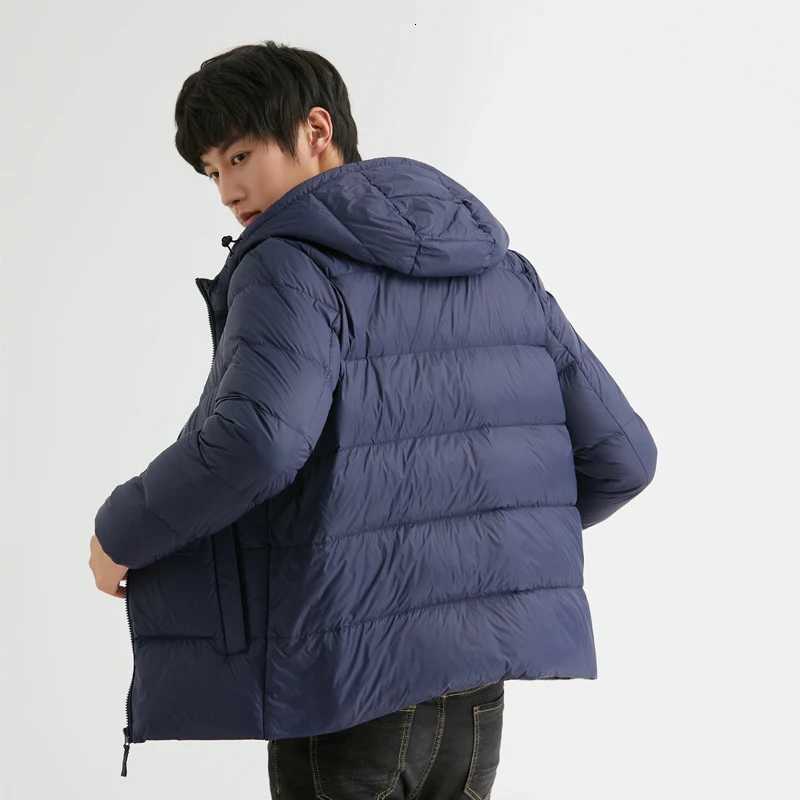 90% Thick Duck Down Jackets with Hooded Puffer Jacket for Men Good Manufacture Winter Spring Outerwear Windproof Warm Coat for Men X250725