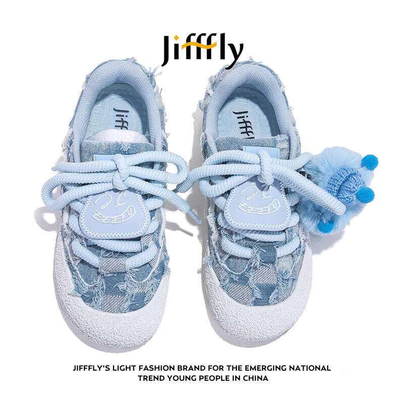 Jifffly Women's Canvas Sneakers - Trendy Inclusive Design for Casual Wear