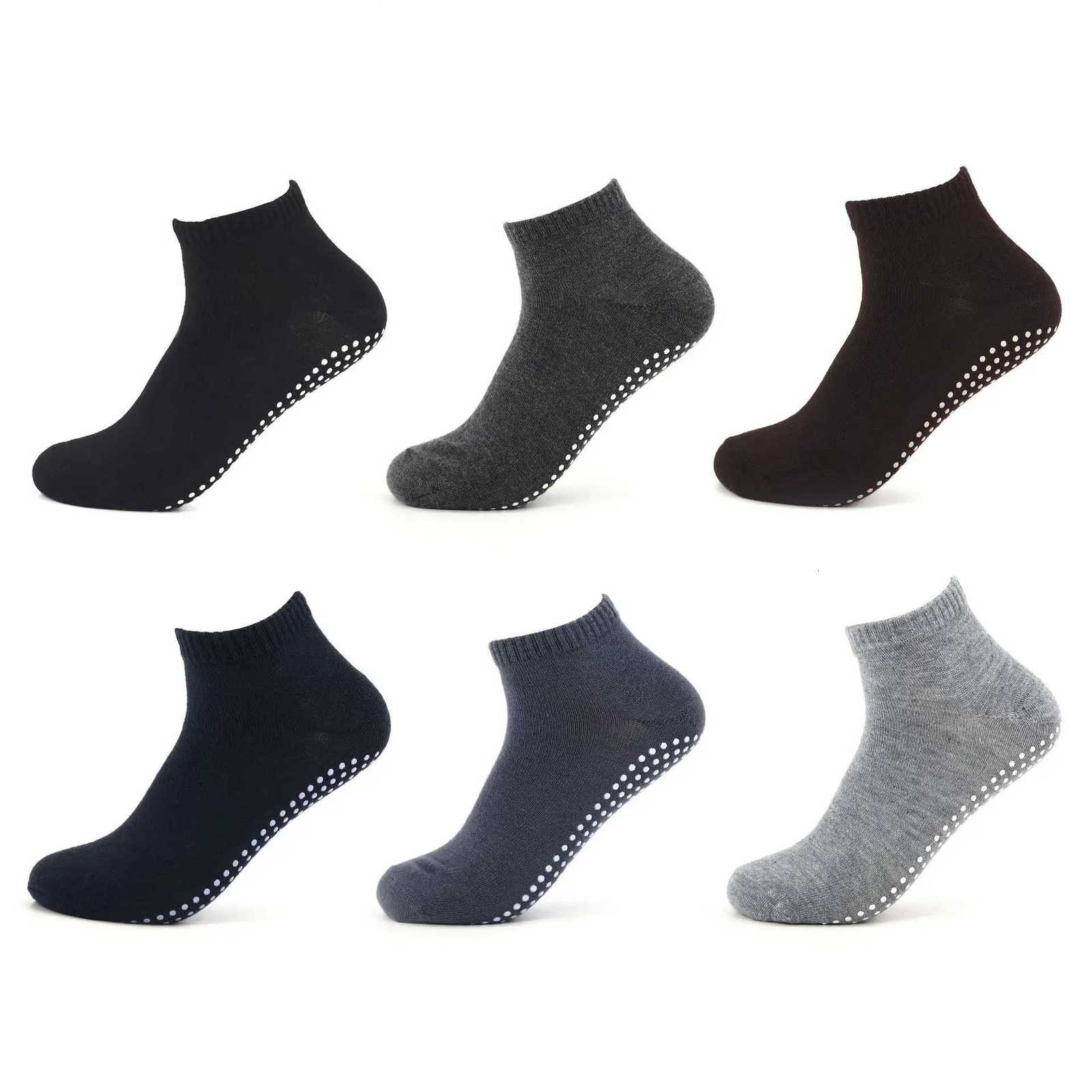 Professional Silicone Anti-Slip Socks Casual Breathable Solid Color Mens Sports Socks Low Cut Ankle Boat Socks X250725