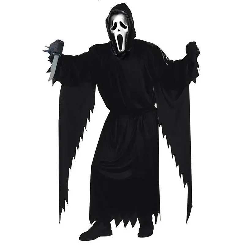 Kids S Costume Children Fancy Dress Halloween Par Horror Death Ghostface Costume Boys Teens Z250725