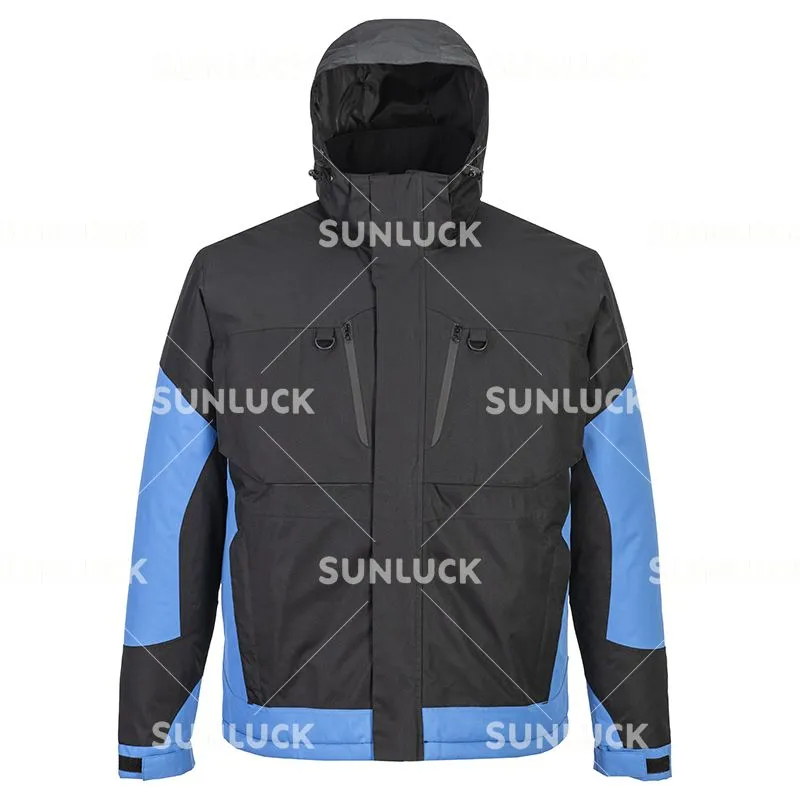 Small honeycomb Pongee/PVC coating jacket NO.YFZ-30