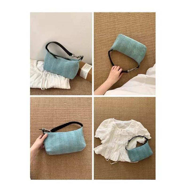 Urban Elegance Handbag Collection Featuring Merged Materials - Versatile Designer Fanny Pack