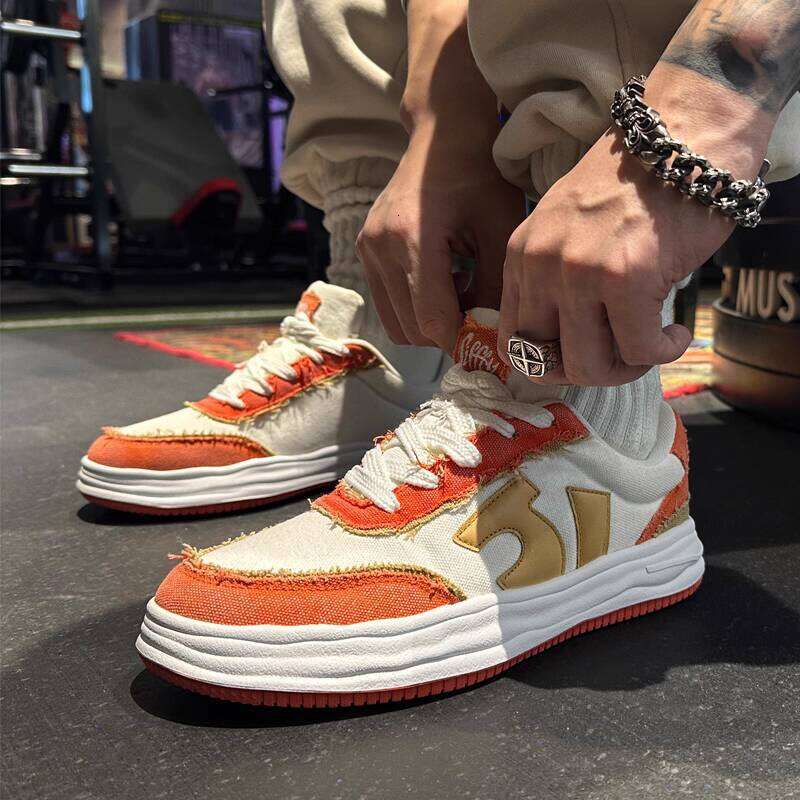 Jiffly Vintage Washed Canvas Sneakers for Men & Women with Breathable Rubber Sole