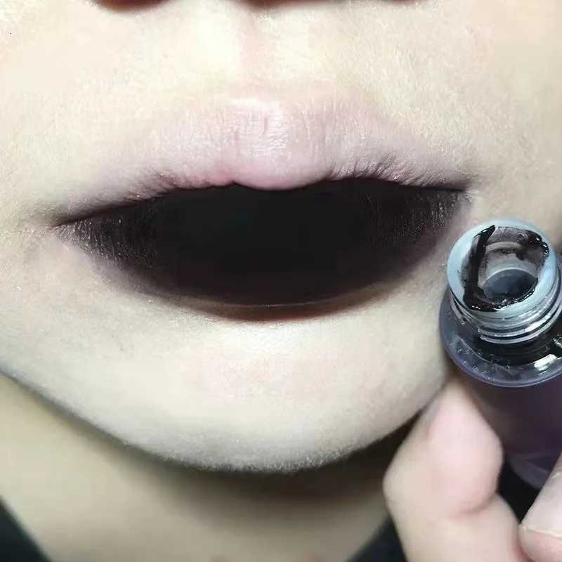 Long-Lasting Waterproof Velvet Blue Gothic Matte Lip Gloss Black Brown Sexy Pigeon Blood Red Lip Tint for Festival MakeupXJ250724