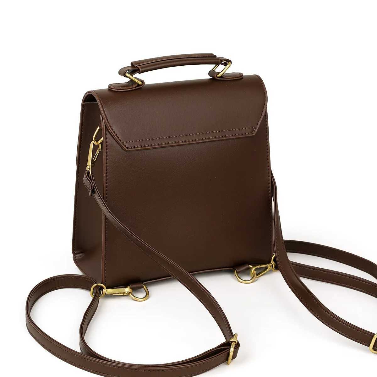 Fi Wen Vintage Sahel Backpacks Girls Students Press Locks Shoulder Bags Handbags Y250724