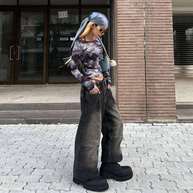 INS Style 2024 Autumn New Women's Solid Color Slim Street Fashion Off-Shoulder Long Sleeve Top ca4