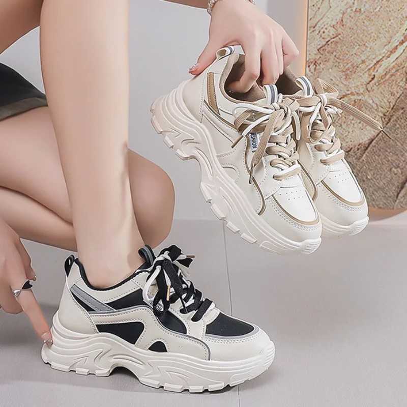 2025 New Womens Vulcanized Shoes Student Youth Sneakers Fi Comforts Platform Sports Running Shoes Leisure Walking Footwear XJ250725