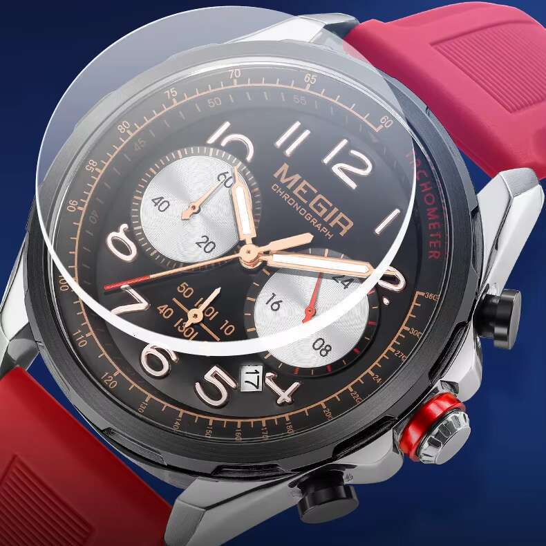 DHwatches MEGIR Men's Sports Watch - Chronograph, Luminous, 30M Waterproof, Silicone Strap, Digital-Analog