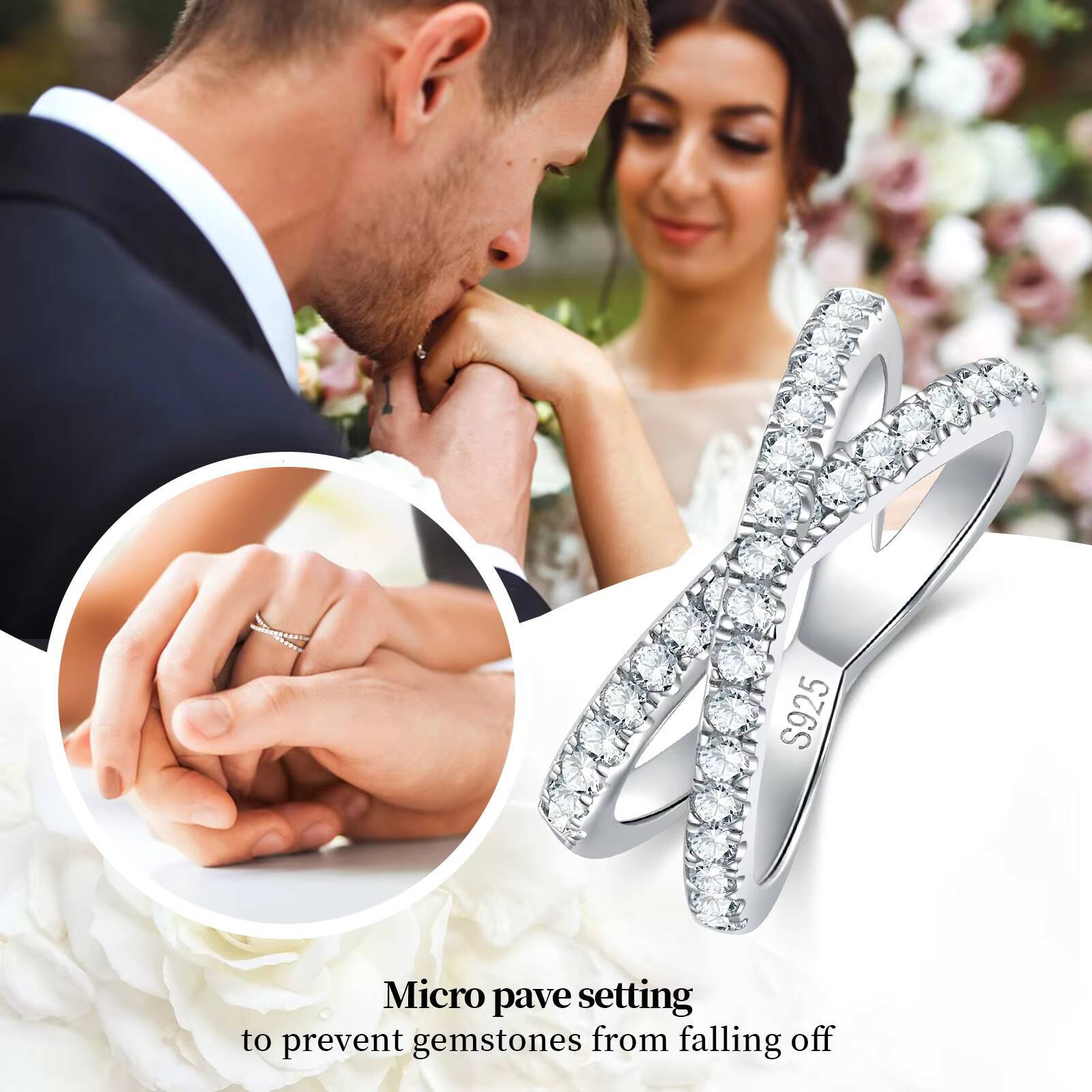 Source Manufacturer Moissanite Engagement Rings Moissanite Wedding Engagement Rings for Women