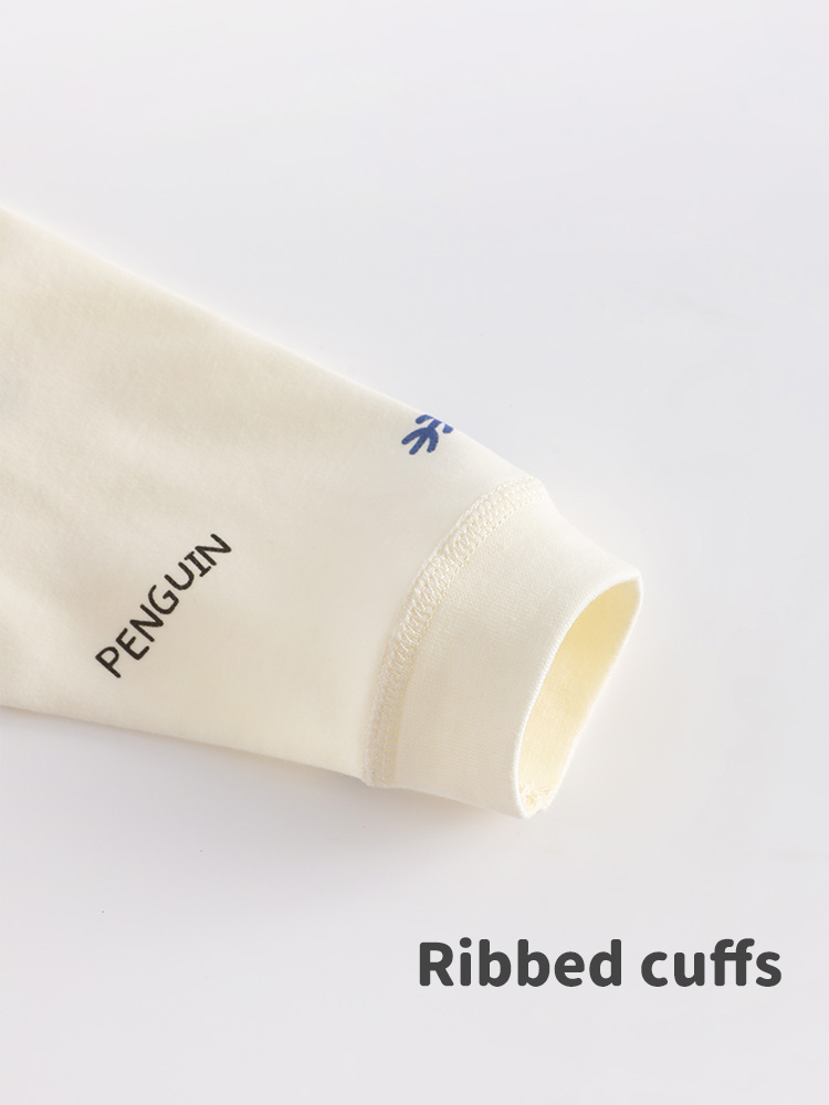 Infant Boy's Cozy Fitted Rompers for Cool Weather Soft Long Sleeve Onesie Jumpers