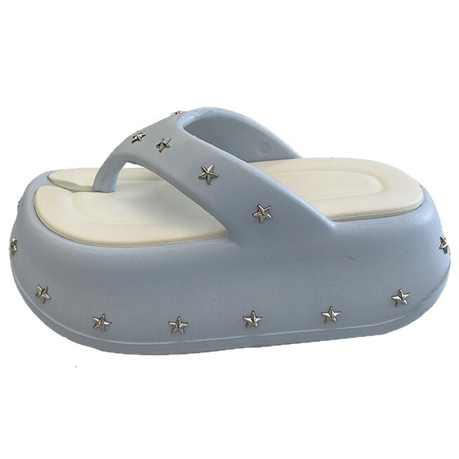 Ddmysports Petite Height Increasing Clip On Flip Flops For Women Outdoor Wear Summer New Fashion Versatile Thick Soled Beach Sandals Outdoor Shoes