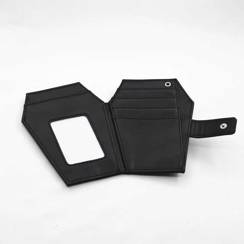 Dark Spooky Goth Vintage Embossed Skull Coffin Wallet Halloween Pattern Clutch PU Wallet Z250725