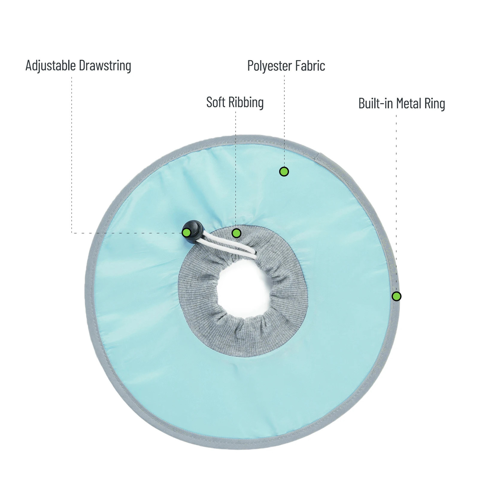 Pet Cat Protective Collar Neck Recovery Cone Collar for Anti-Bite Lick Reusable Cat Dogs Health Circle for Pet Supplies 250716