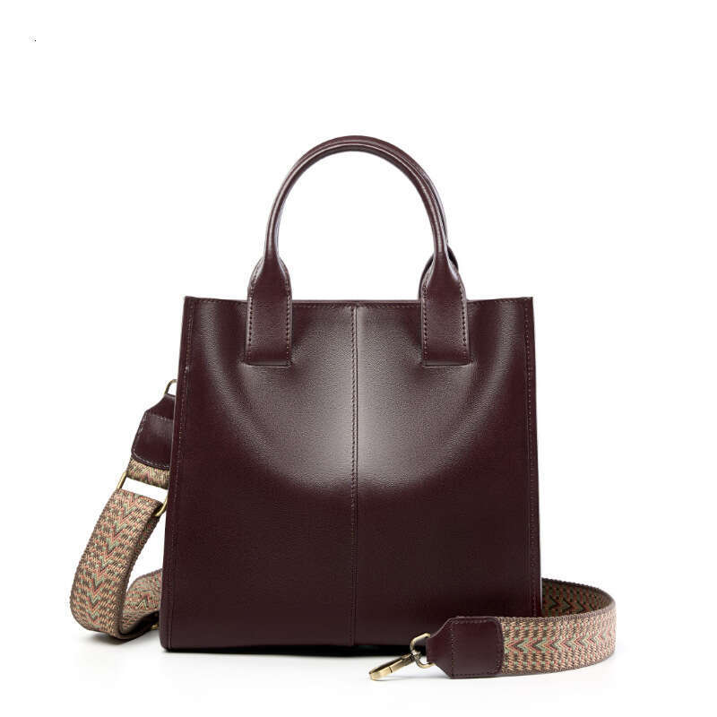 Tote for Women 2025 New Designer Luxury Spring Summer Crossbody Large Capacity Bucket Shoulder Handbag Genuine Leather Women's Bag