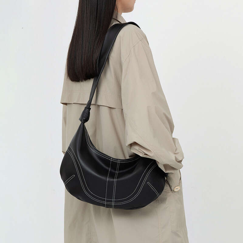 Designer Bag Tote Shoulder Bag Chest For Women Croissant Horn Genuine Sheepskin Single Crossbody Waist Underarm Crescent Moon Dumpling