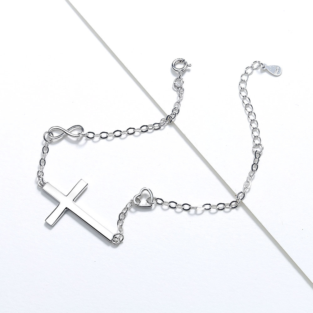 Cross Bracelet Simple Fashionable Elegant Unisex Electroplated Internet Celebrity Jewelry Jewelry for Women