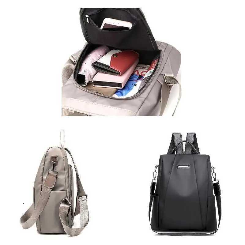 Anti-theft Double Shoulder Bags Wen Waterproof Oxford Cloth Travel Backpack Nyl Backpacks Accessories for Travel Students Y250724
