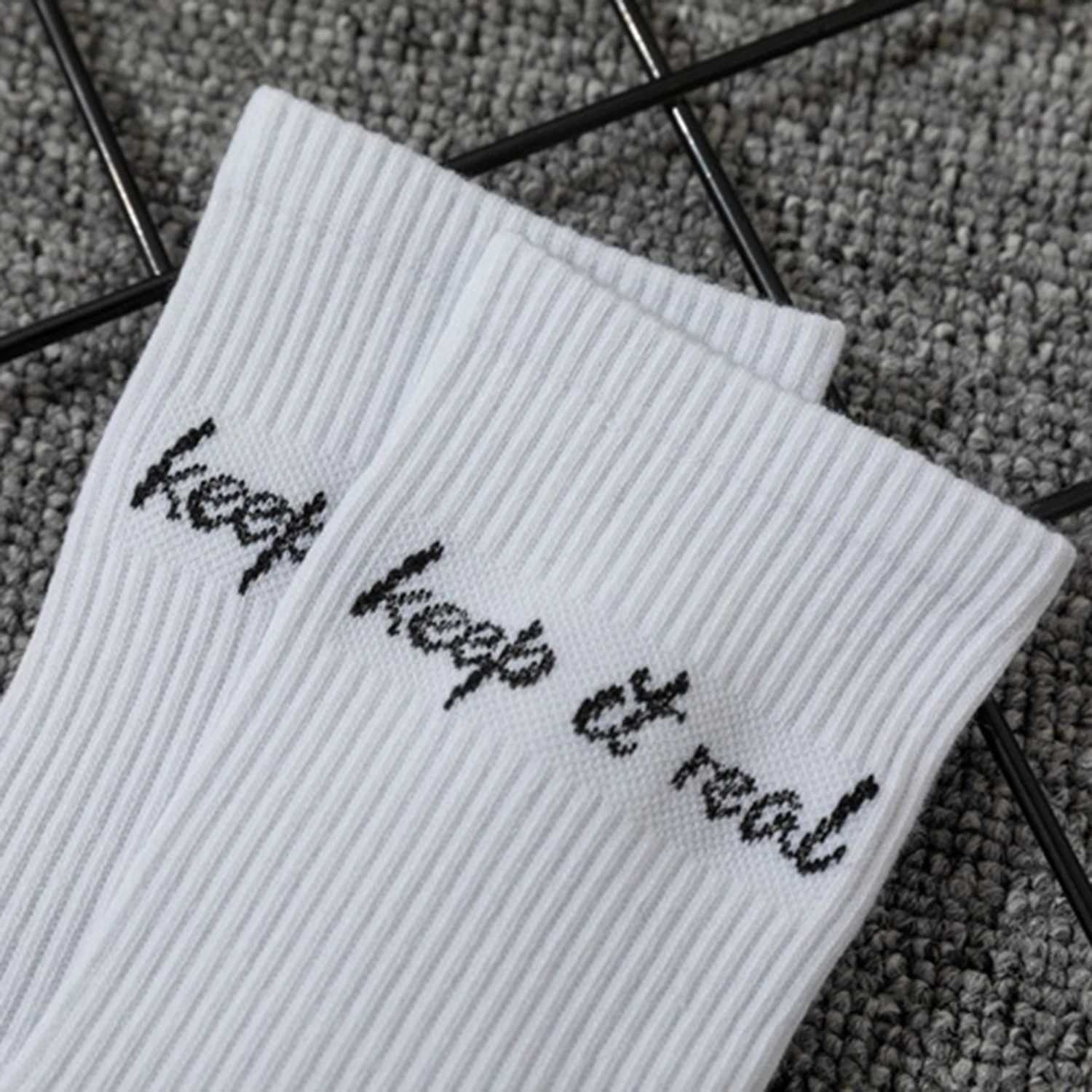 5 Pairs/Set New Women Letter Jacquard Series White Cotton Socks Street Sports Hip Hop Fashion Men Unisex Socks Dropship X250725