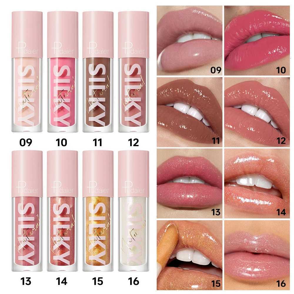 8 pcs set of mirror moisturizing lip glaze - glossy effect moisturizing formula long-lasting not easy to fade suitable for aXJ250724