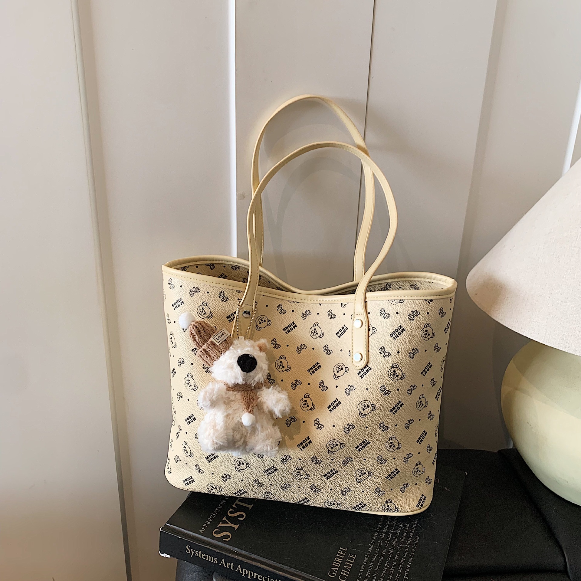 Luxury Brand Designer Bag New Tote Bag Bread Bear Morning Light Sail Language Large Capacity Bag For Women 2025 Trendy Handbag Commuting