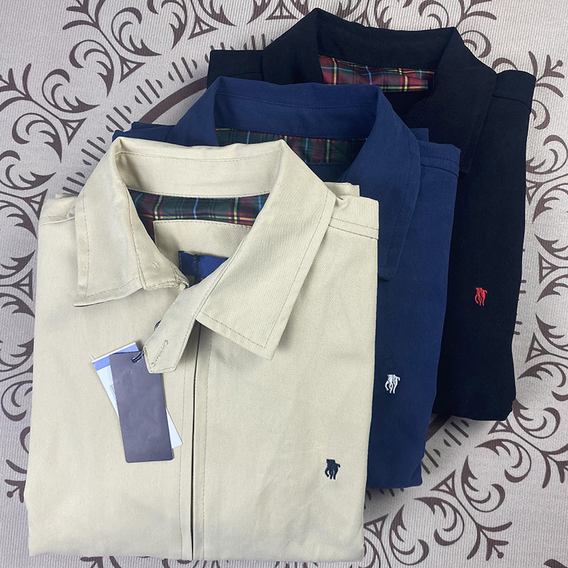 New Autumn Collection RL designer jacket for men small horse embroidery logo polos coat classic jackets
