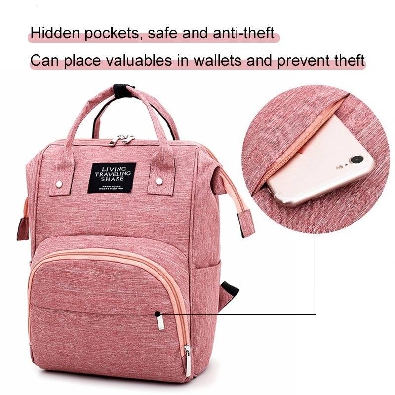 Nappy Backpack Diaper Bag Mummy Large Capacity Bags Mom Baby MultiFunction Waterproof Outdoor Travel for Care w250724