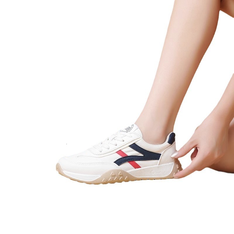 New Sneakers INS Korean Style Lightweight Comfortable Women's Textured Fashion Casual Trendy Student Versatile Sports Shoes ddmythur