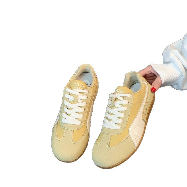 New Free shipping designer for womens casual yellow pink beige Fashionable and versatile outdoor sneaklers sport shoes