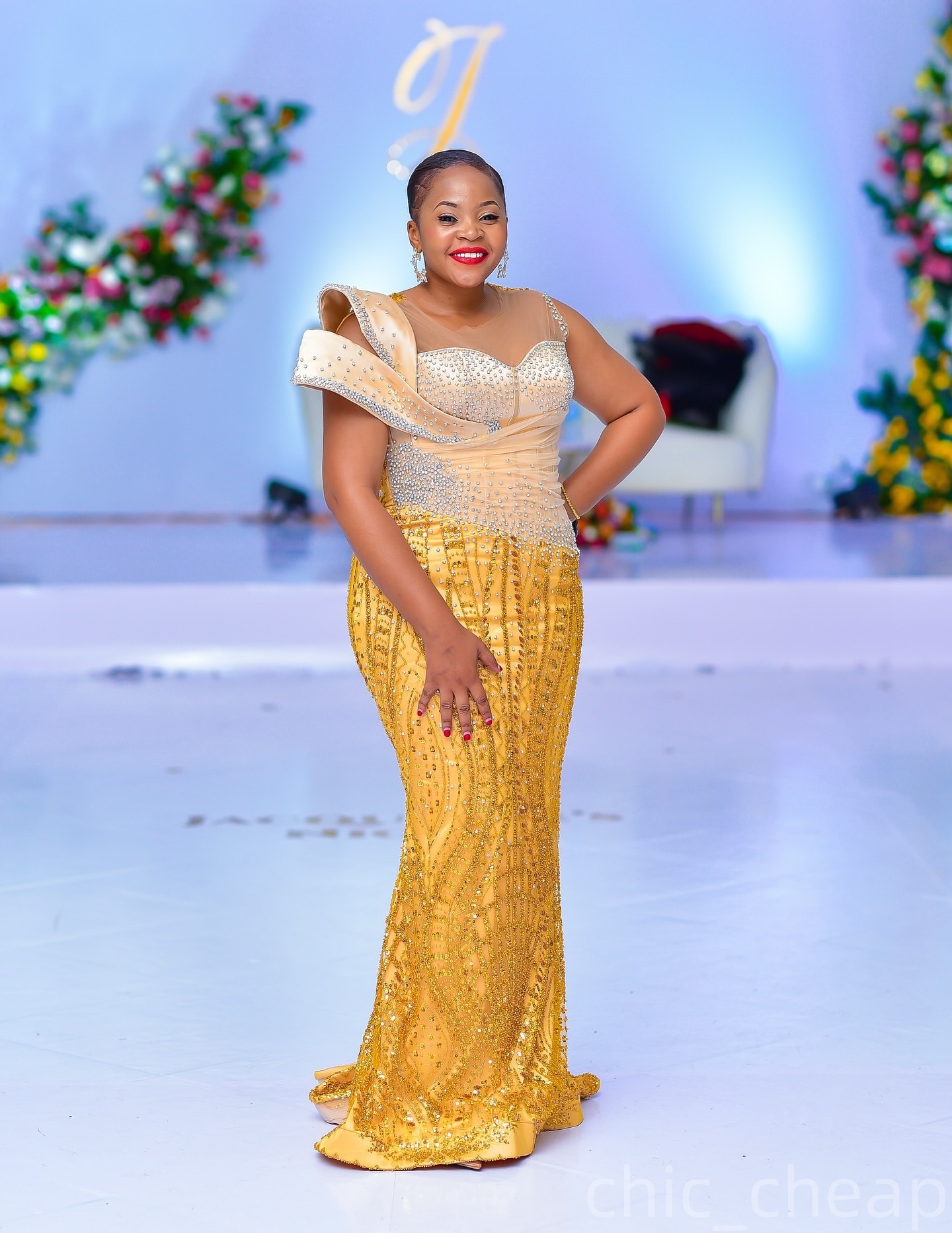 Mermaid Yellow Prom Dresses 2025 Crystals Sequined Sheer Neck Sparkly Evening Formal Party Second Birthday Engagement Gowns Plus Size Dress For Specia