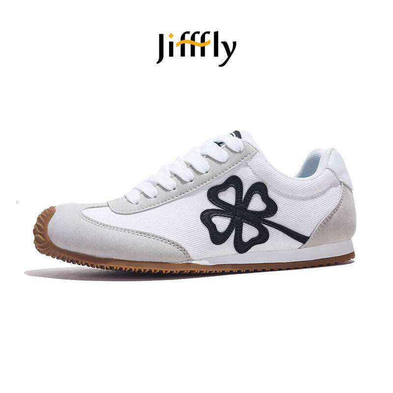 Jifffly White Racing for Men 2025 Summer New German Training Versatile Casual Sports Forrest Gump Shoes
