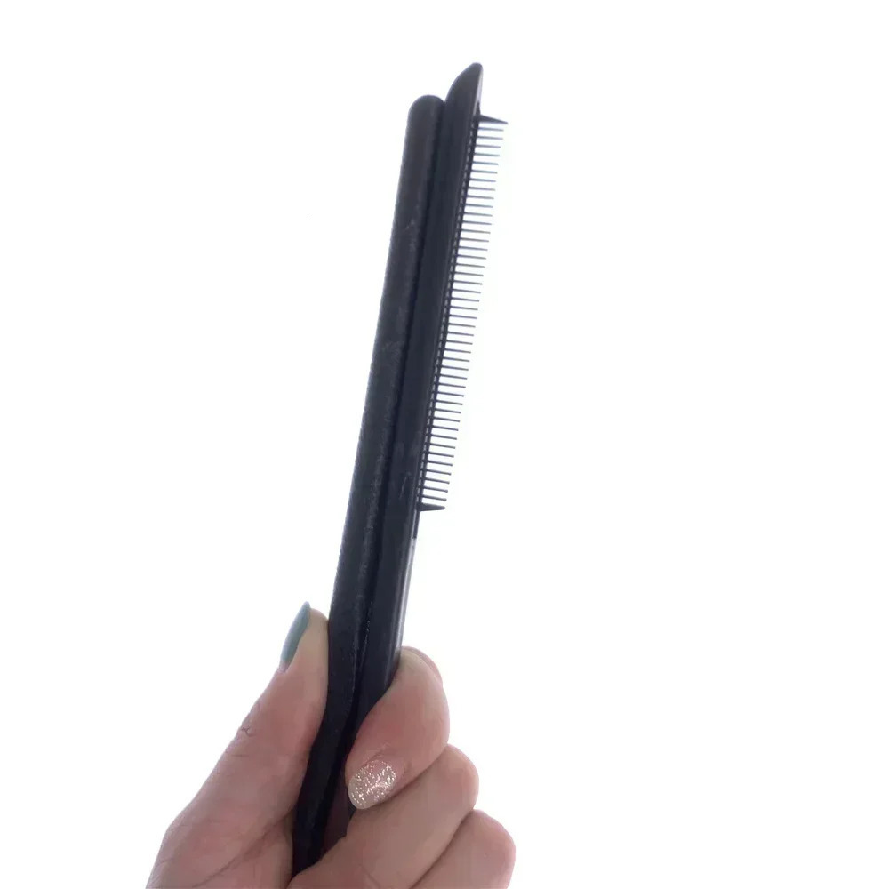 1PC Useful Hair Straighten Salon Comb Hairdressing Smooth Tool Hold Tongs Styling Tools for Women Brush Straightener 250716