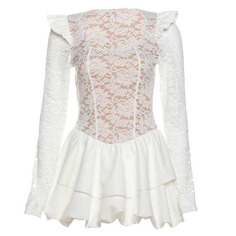 2024 Autumn Winter New Women's Solid Color Slim High Waist Street Fashion Square Neck Long Sleeve Dress 56e
