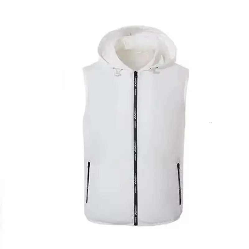 Summer Sport Fan Air Condition Cool Man Woman Travel Ultralight Outdoor Vest Clothes Jacket Sun Windbreaker Fishing Worker 250725