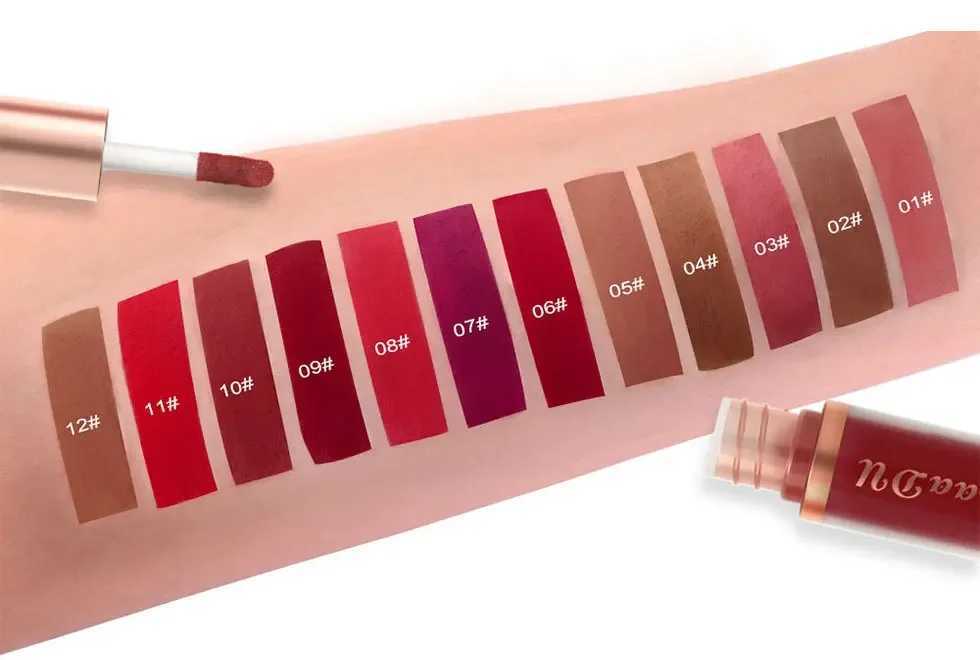 1pcs Waterproof Matte Velvet Lip Glaze Moisturizing Long Lasting Non-stick Cup Not Easy To Fade Lip Gloss Lipstick MakeupXJ250724