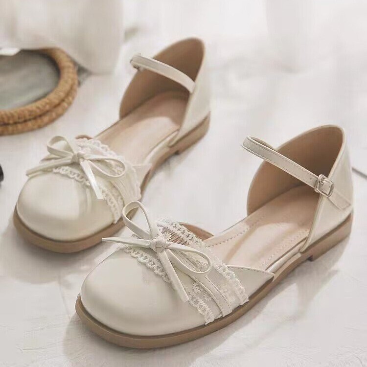 Ddmysports Summer French Stunning Open Toe Sandals For Dresses Fairy Style Hollow Single Shoes New Model Outdoor Shoes