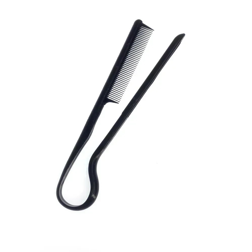 1PC Useful Hair Straighten Salon Comb Hairdressing Smooth Tool Hold Tongs Styling Tools for Women Brush Straightener 250716
