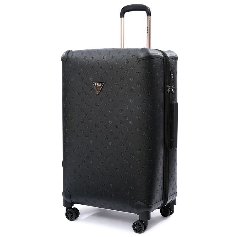 Designer travel suitcase retro style luggage student travel suitcase TSA lock printed can be boarded antique flower light 20 inch suitcase