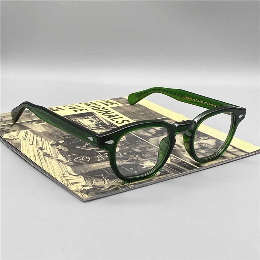 Mens Spectacle Frame Johnny Depp Lemtosh Style Glasses Transparent Lens Brand designer Computer Male Round Vintage Eyeglasses S250725