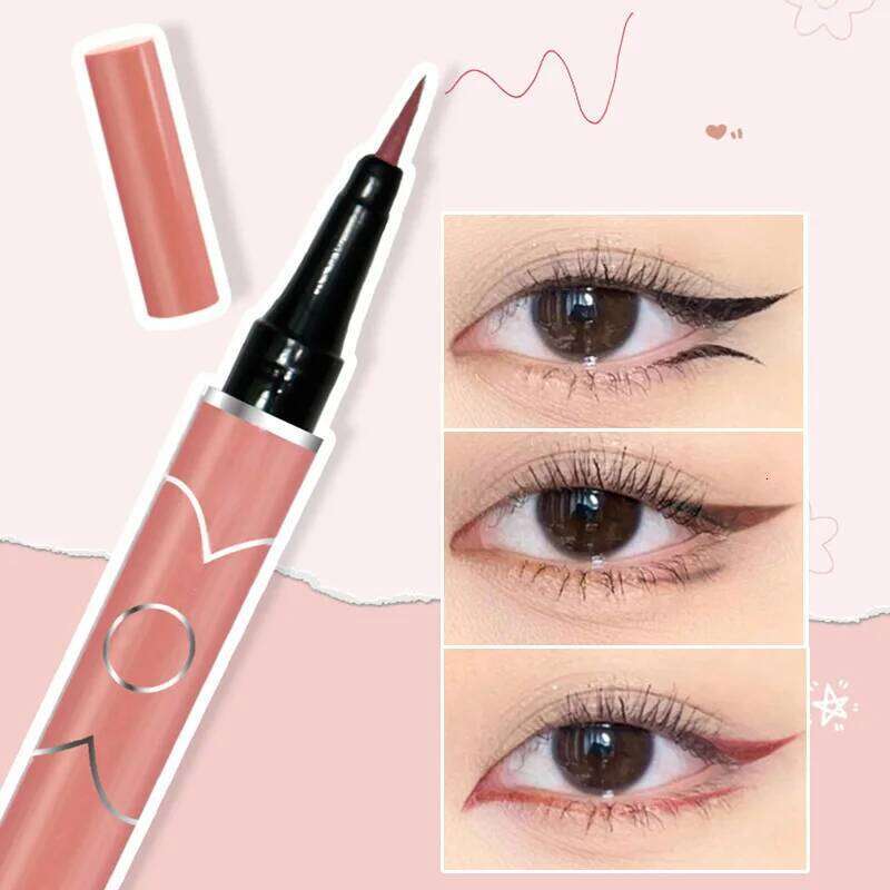 4 Colors Black Matte Liquid Waterproof Lasting Colorful Red Brown Quickily Drying Eyeliner Pencil Eyes Makeup Cosmetics X250725 X2507