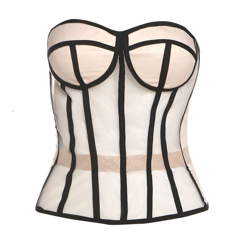 2025 Spring Summer New Fashion Fishbone Slim Fit Waist Cinching Sexy Inner Vest 9c9