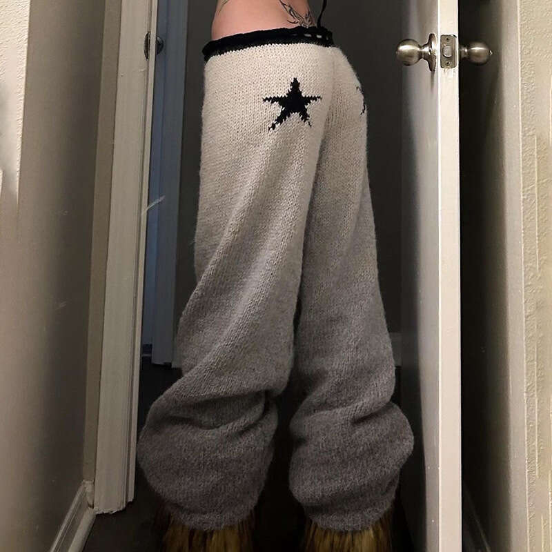 INS2024 Style Autumn Winter New Women's Solid Color Loose Street Fashion Low Waist Straight Wide Leg Pants 17a