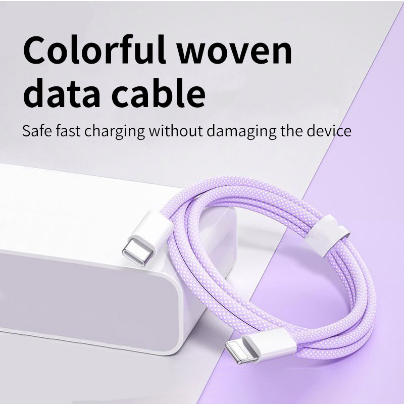PD27W Type C usb data cable with L charging cord for Macbook Pro/Apple iPad