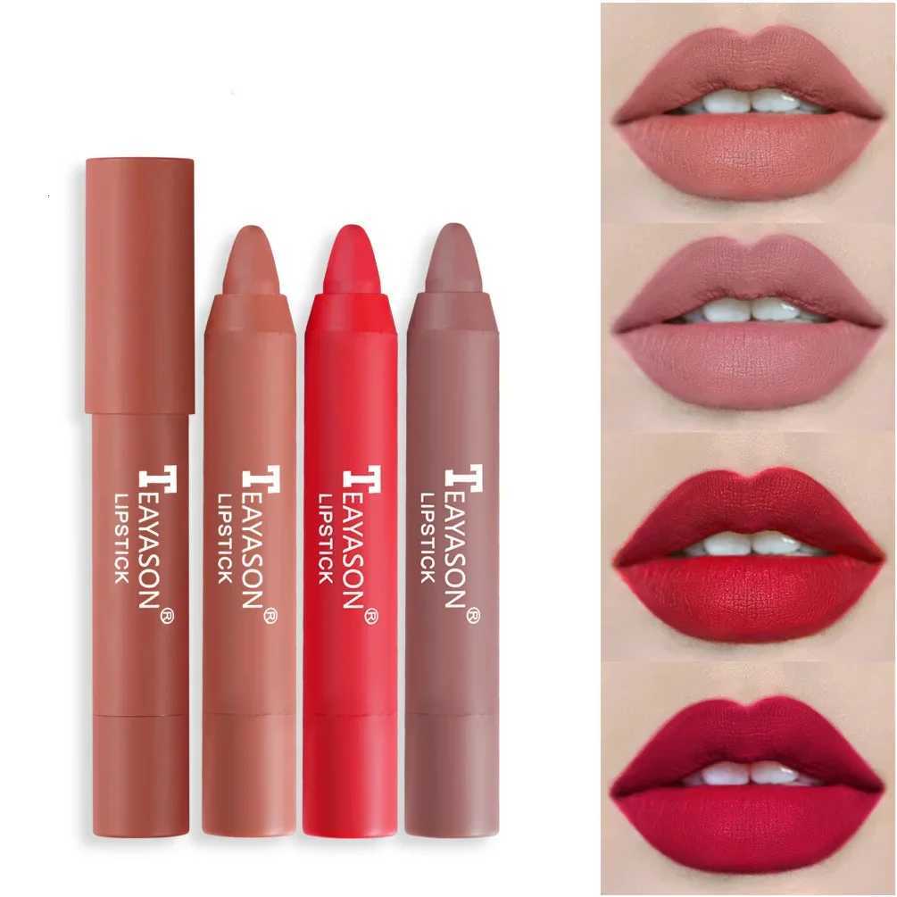 Nude Series Velvet Matte Lipstick Pencil Waterproof Long Lasting Red Lip Stick Non-Stick Cup Makeup Lip Tint Pen Cosmetic MakeupXJ250724