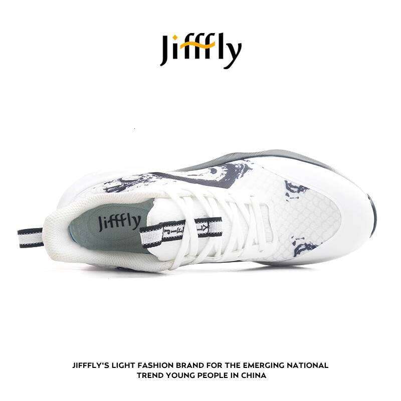 Jifffly Running Men 2025 Summer New Mesh Versatile Shock Absorption Anti-Slip Lightweight Casual Sports Shoes