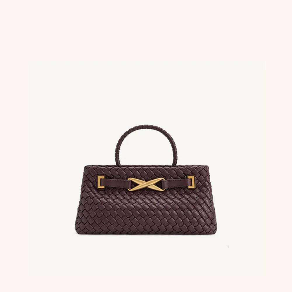 JW PEI Woven Women's New Elora Hand-Held Shoulder Messenger Bag French Niche High-End
