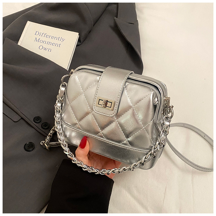 Luxury Brand Designer Bag High-End Small Style Handbag For Women 2025 Spring Summer New Fashion Quilted Chain Shoulder Crossbody Bag