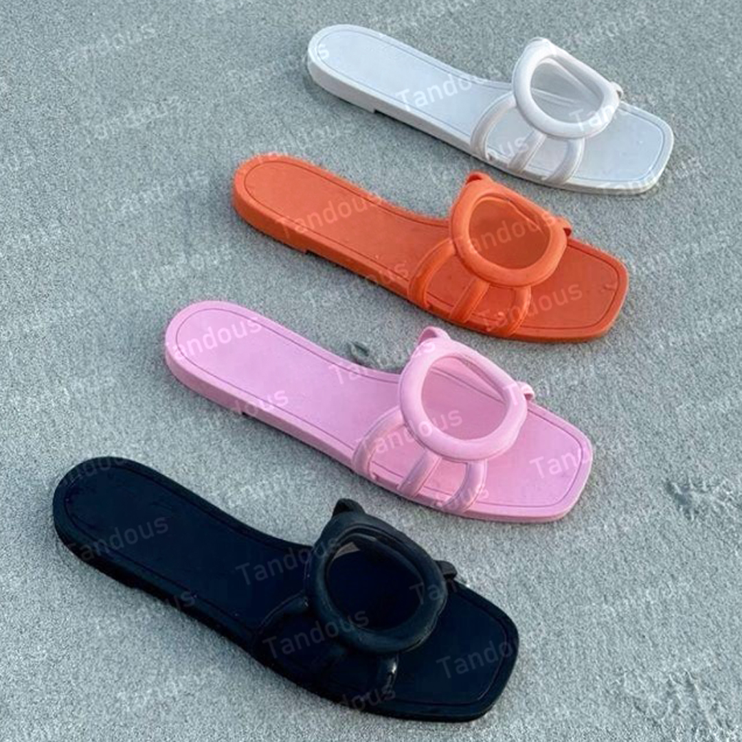 Designer Sandals Summer Interlocking G sandal Beach Luxury Women Rubber Slippers Slide Flip Flops Outfit Flat Shoes Retro Slipper Tacones Sandalias Mules