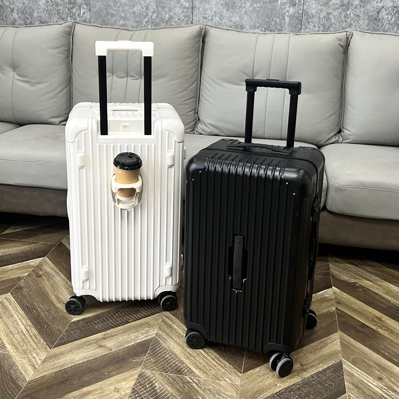 Designers Same Style Luggage Female Large Capacity Thickened Aluminum Frame Travel Box Male Student Pull Bar Password Box