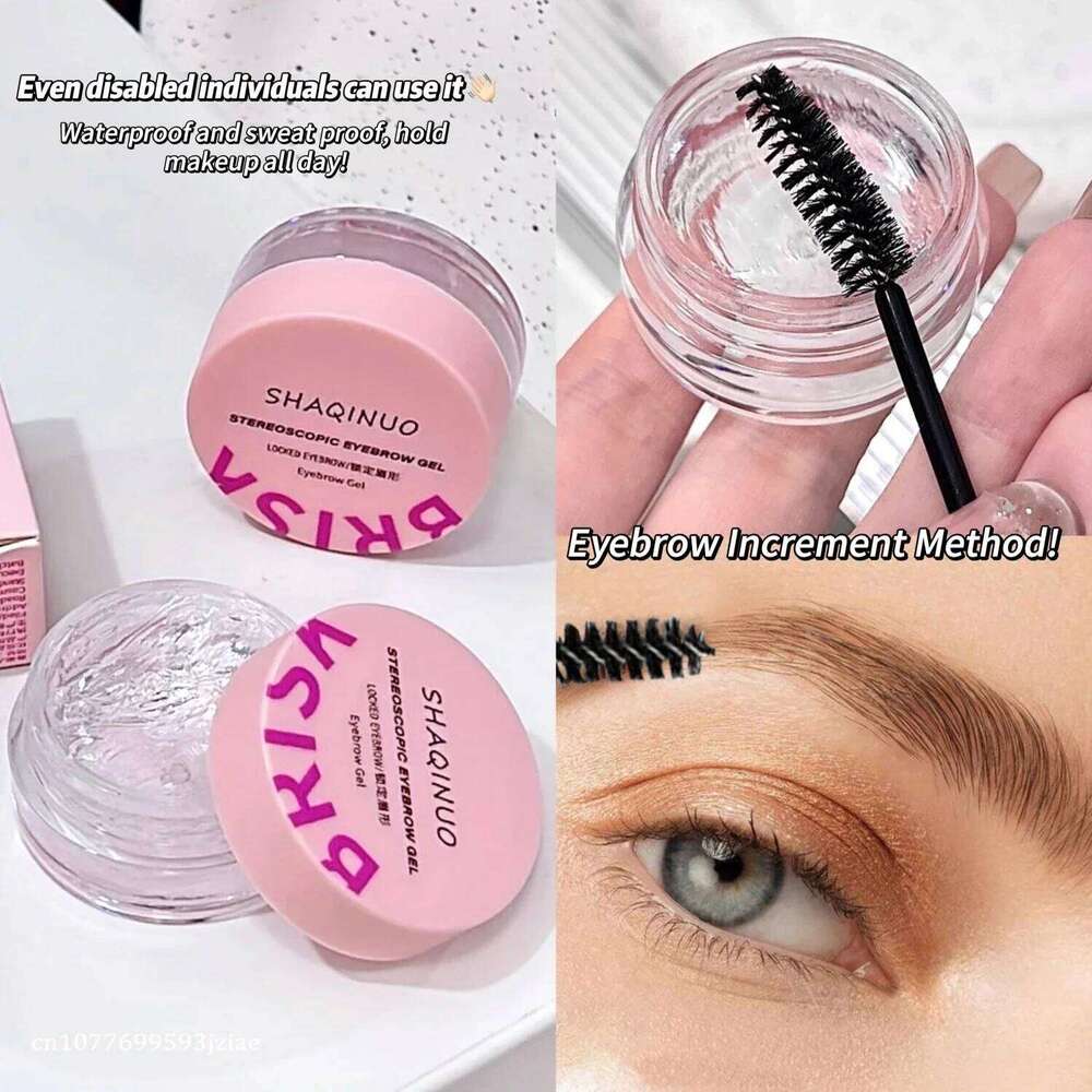 Transparent Wild Styling Shaping Film Cream Waterproof Eyebrow Gel Soap Wax With Brush Setting Eye Makeup X250725